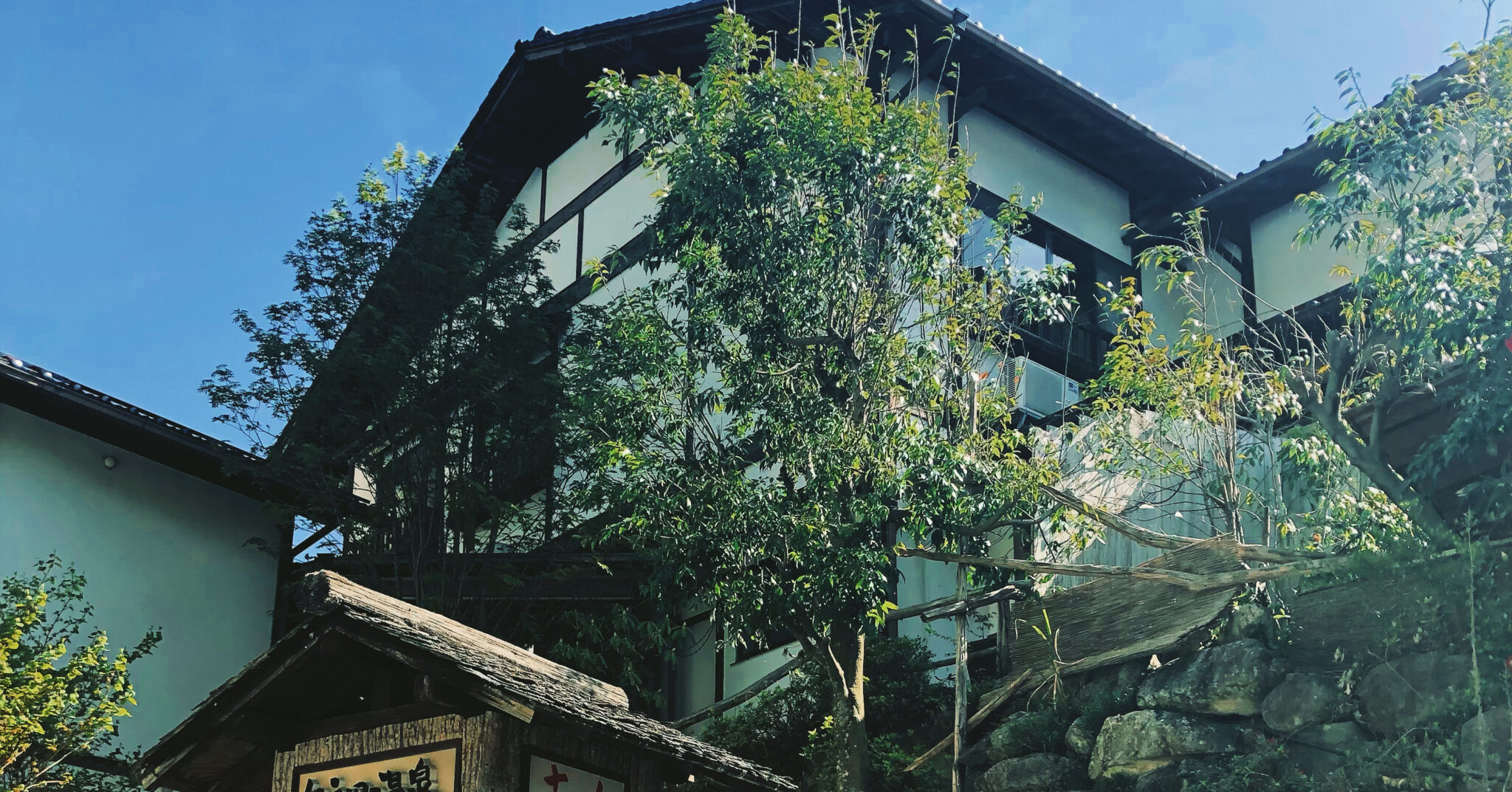 奈良田温泉 白根館 外観
